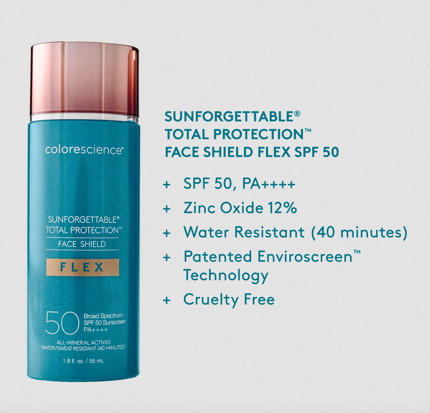 Colorescience Sunforgettable® Total Protection® Face Shield Flex SPF 50