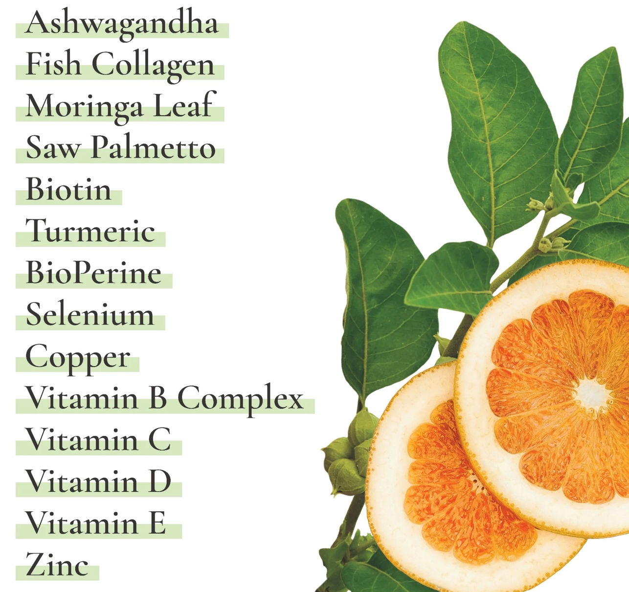 Inner Glow Vitamins Hair, Skin & Nails Formula